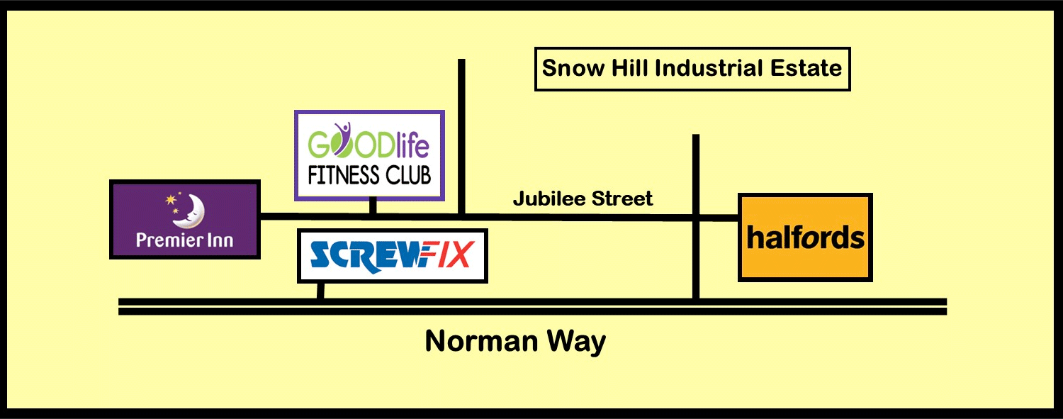 Map of goodlife Gym Melton Mowbray